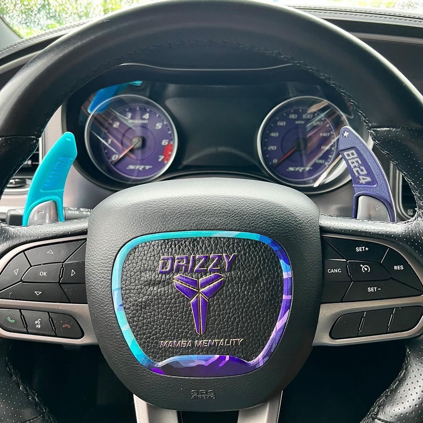 Steering Wheel Overlay for Dodge Charger, Challenger and Durango